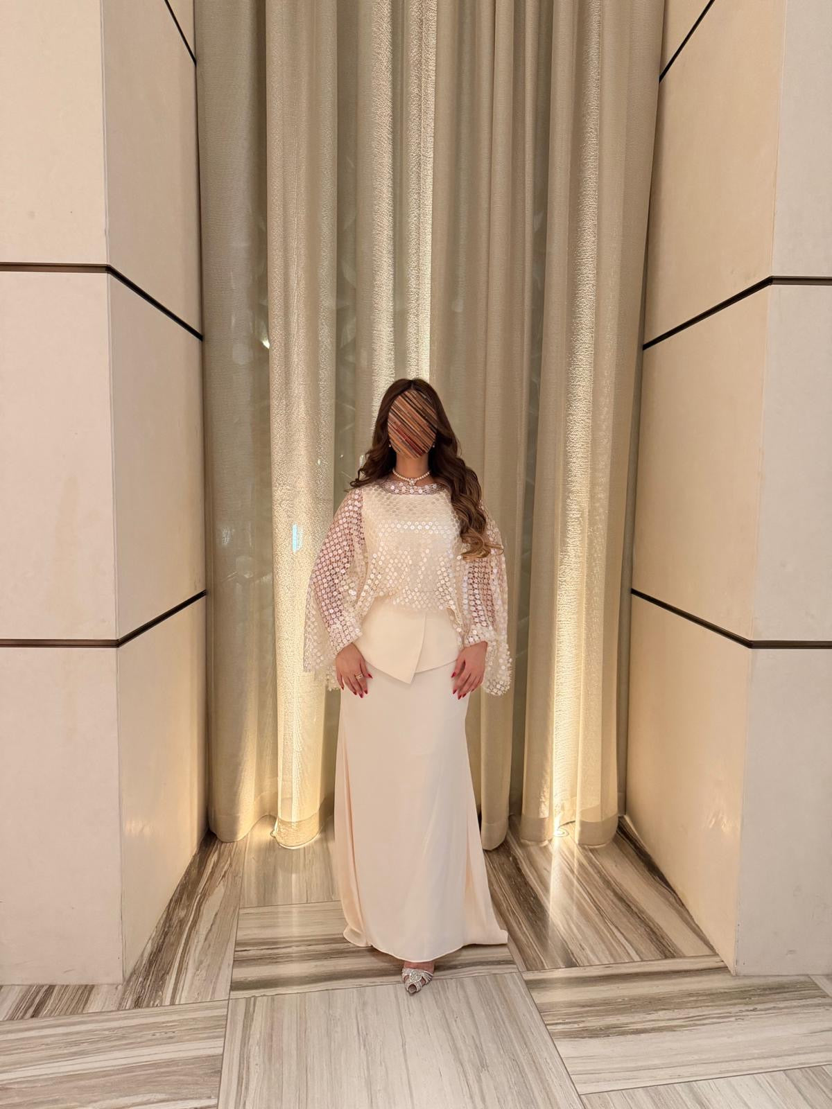 White Sequin Dress