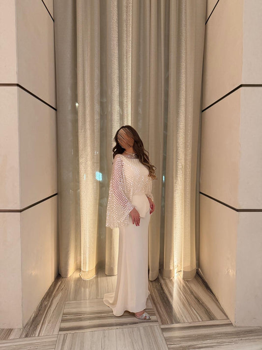 White Sequin Dress